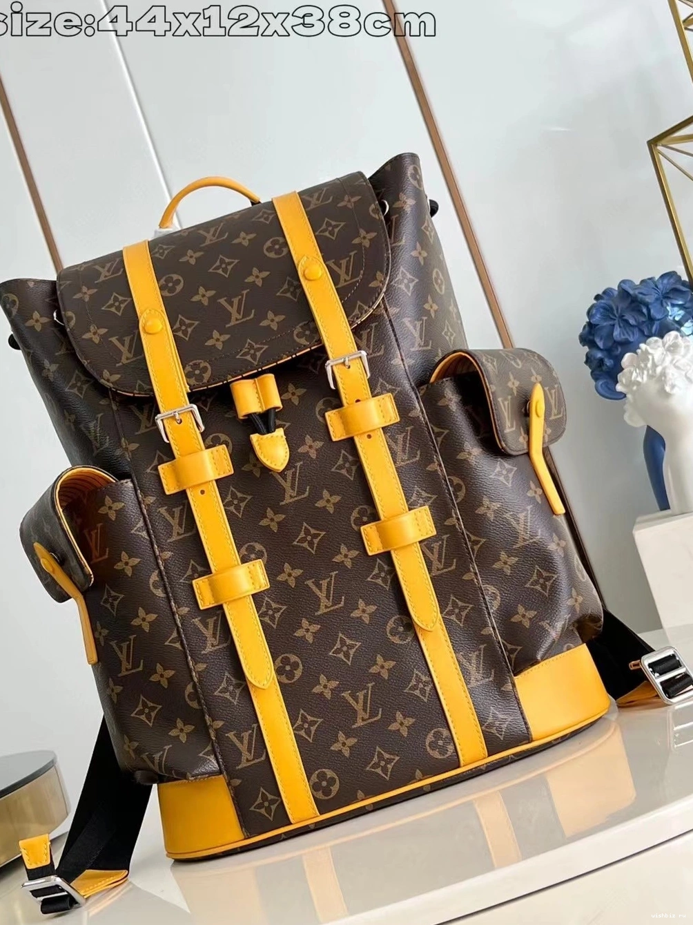 WIS MM-38*44*12.5CM Christopher Backpack Louis Vuitton 1202